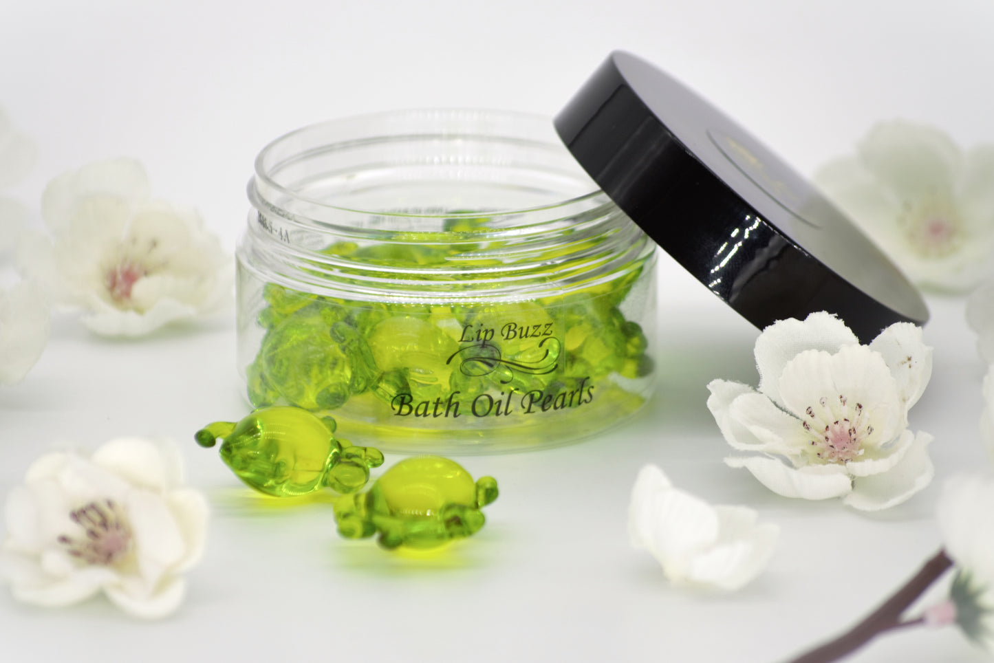 Green Apple Frog Oil Beads