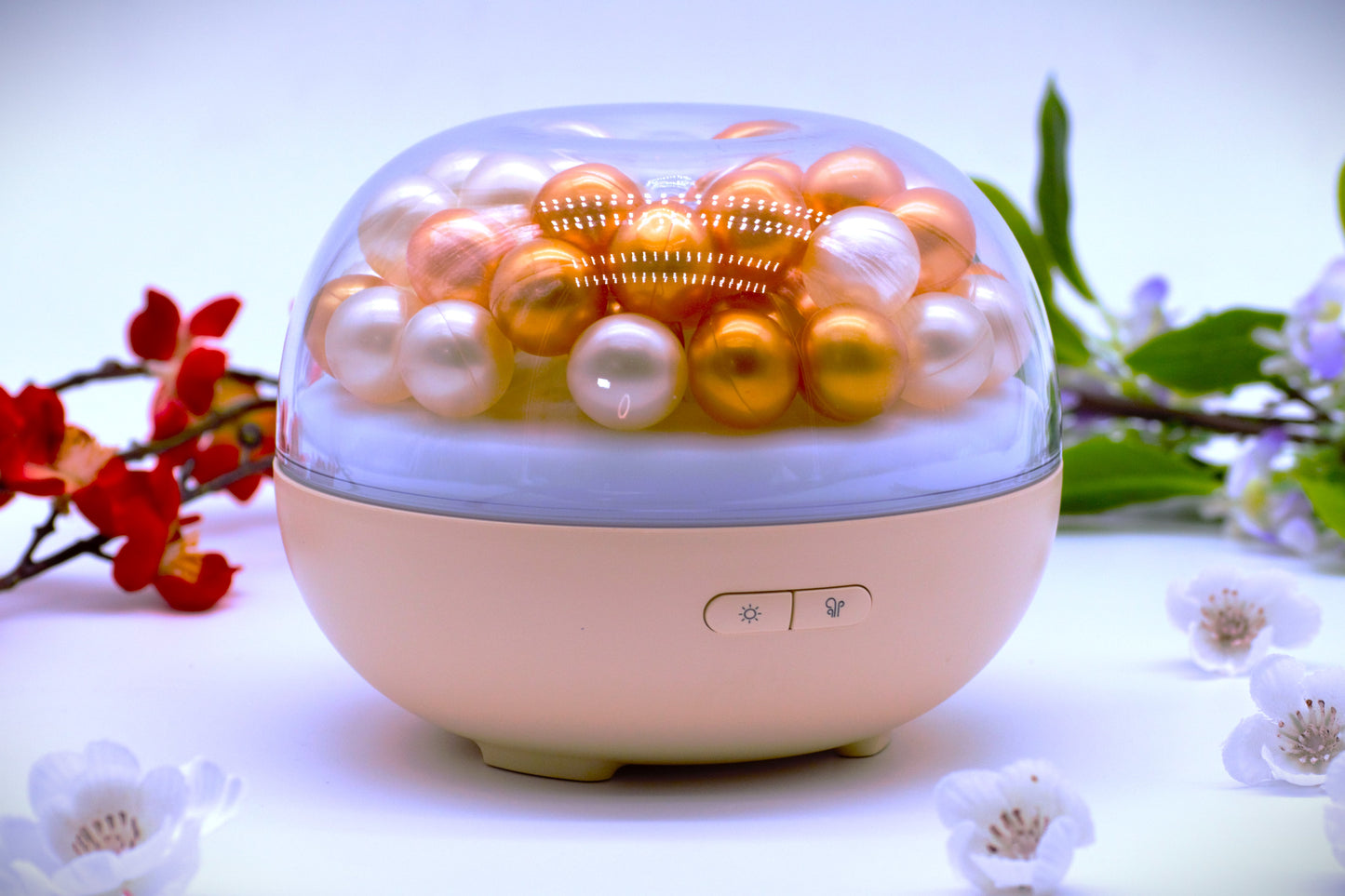 Vanilla Gold Humidifier | Essential Oil Pearl Bead