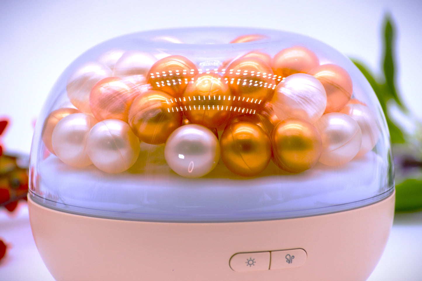 Vanilla Gold Humidifier | Essential Oil Pearl Bead