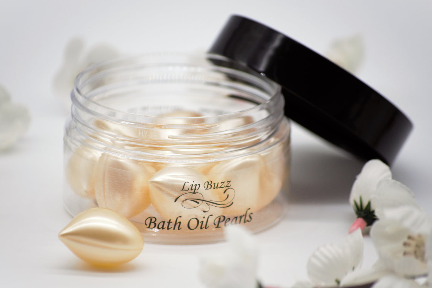 Vanilla Heart Oil Beads