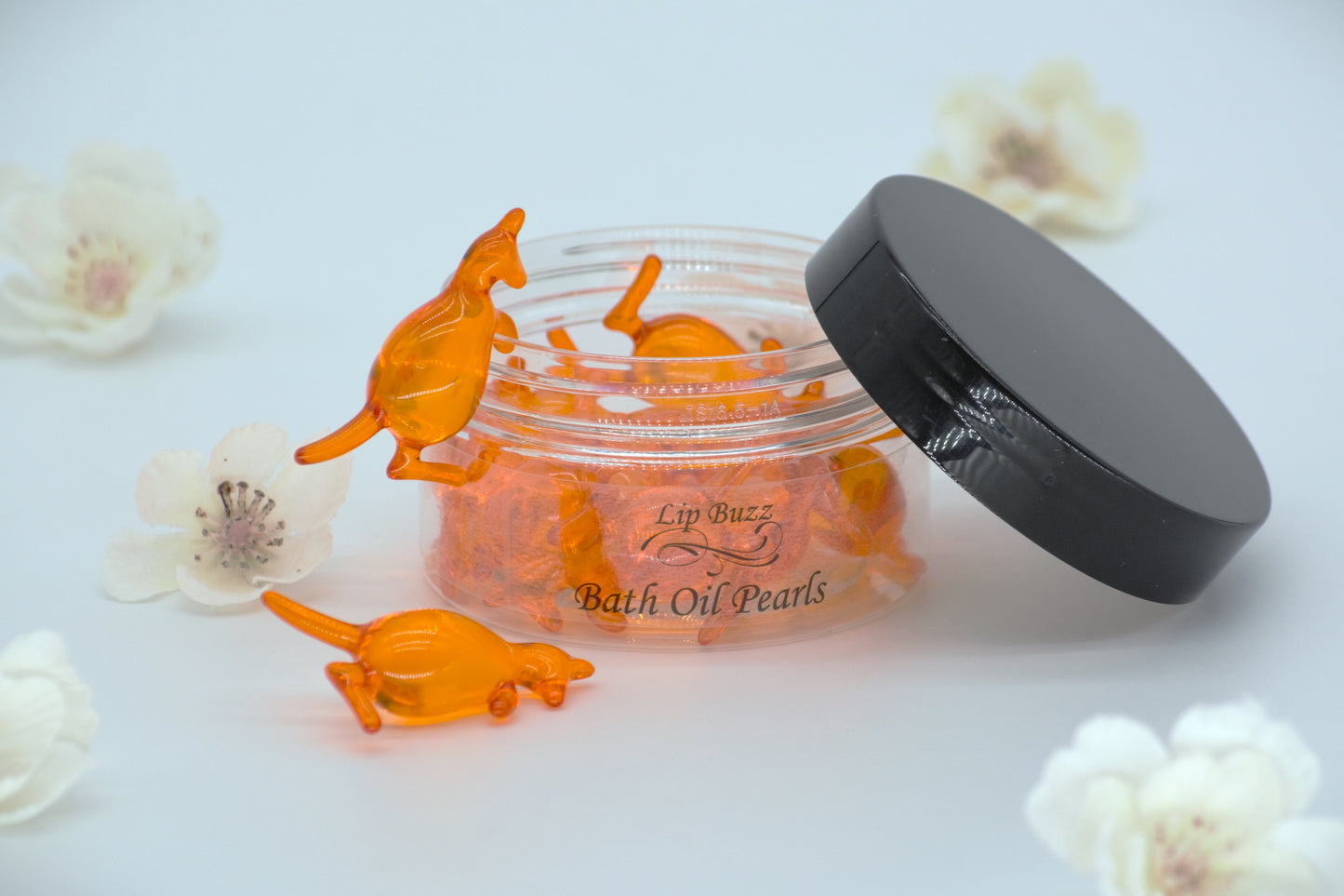 Kangaroo Peachy Orchid Oil Beads