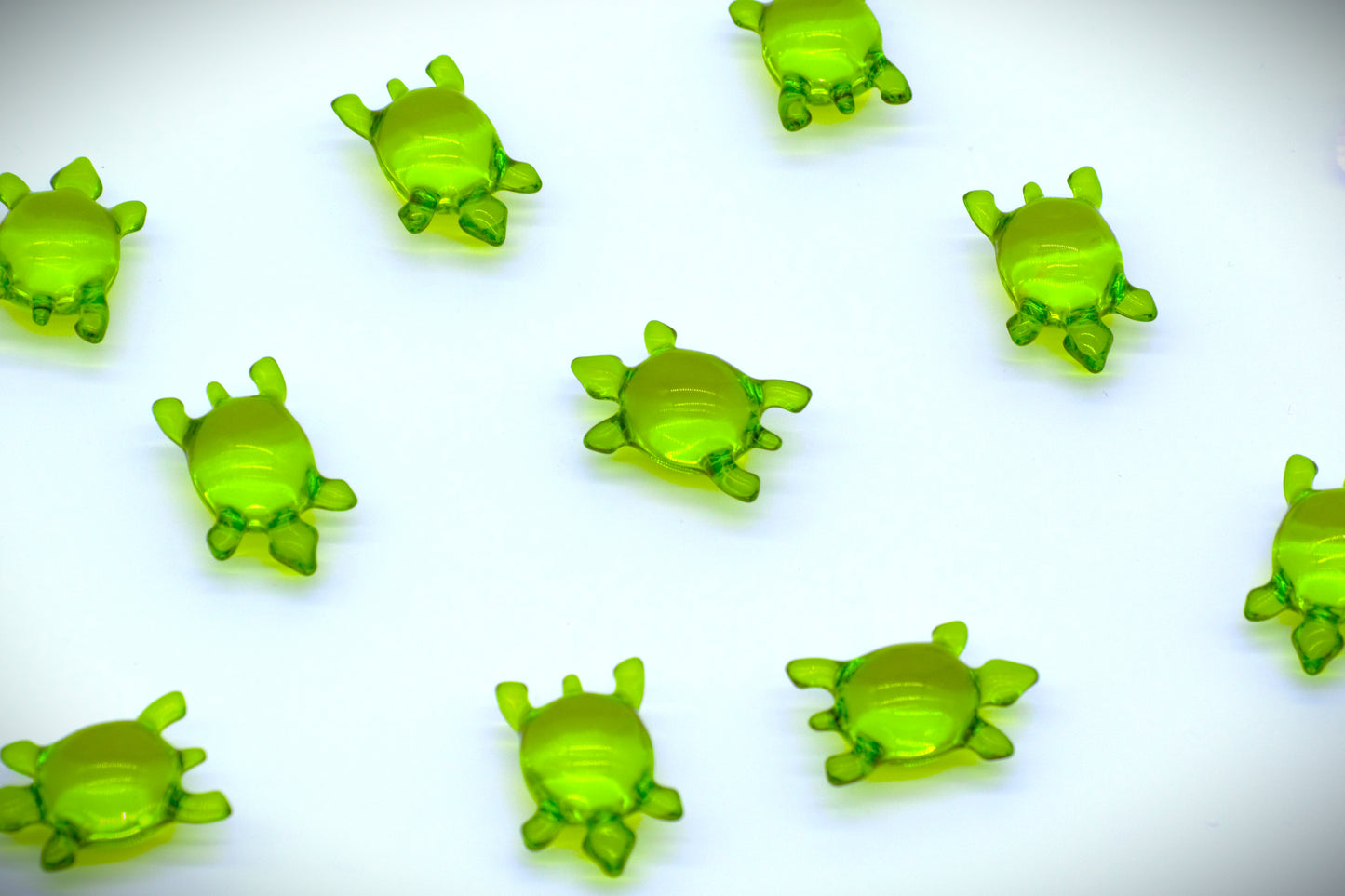 Apple Turtle Oil Beads