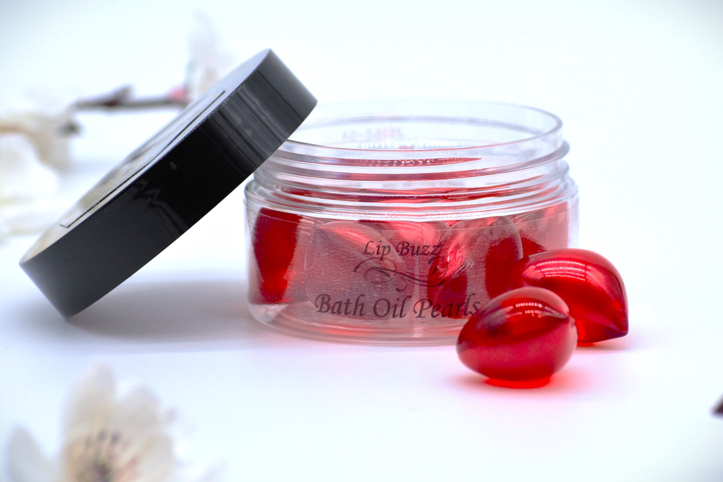 Two Toned Cherry Heart Oil Beads