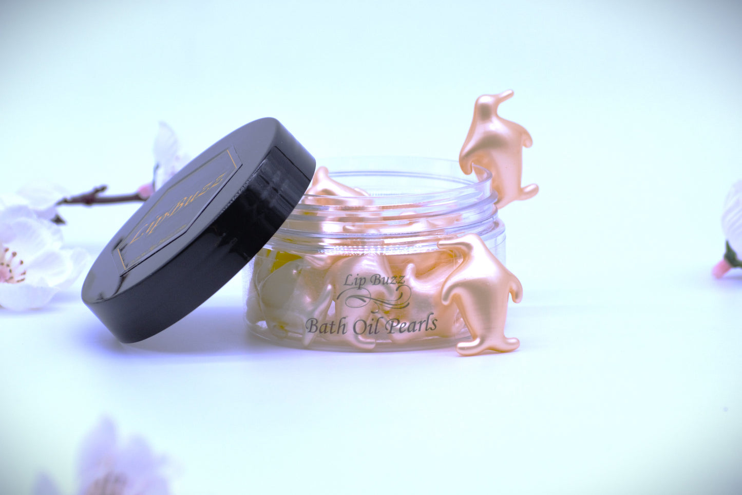 Vanilla Penguin Oil Beads