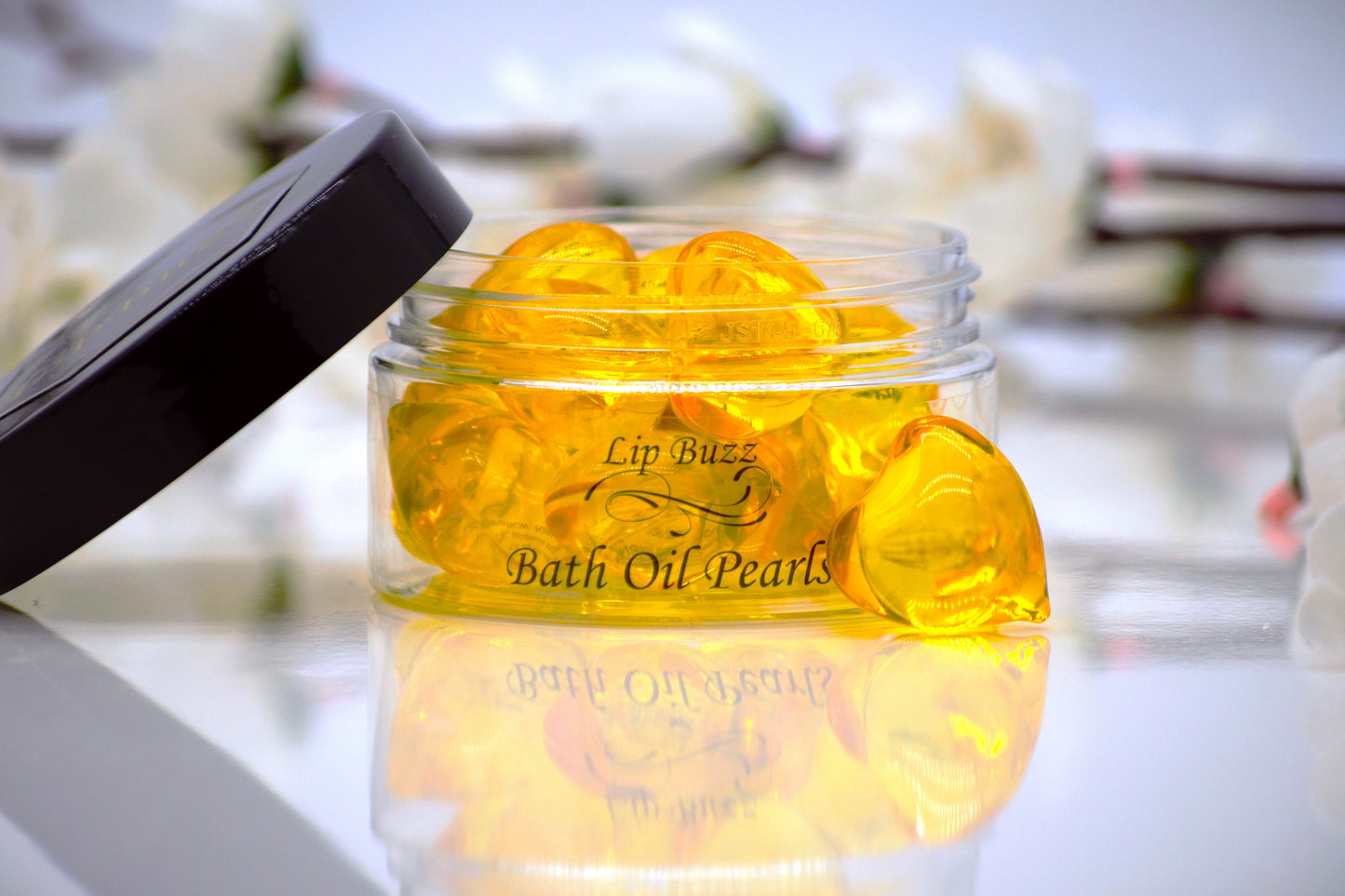 Lemon Heart Oil Beads | Essential Bath Oil Pearls