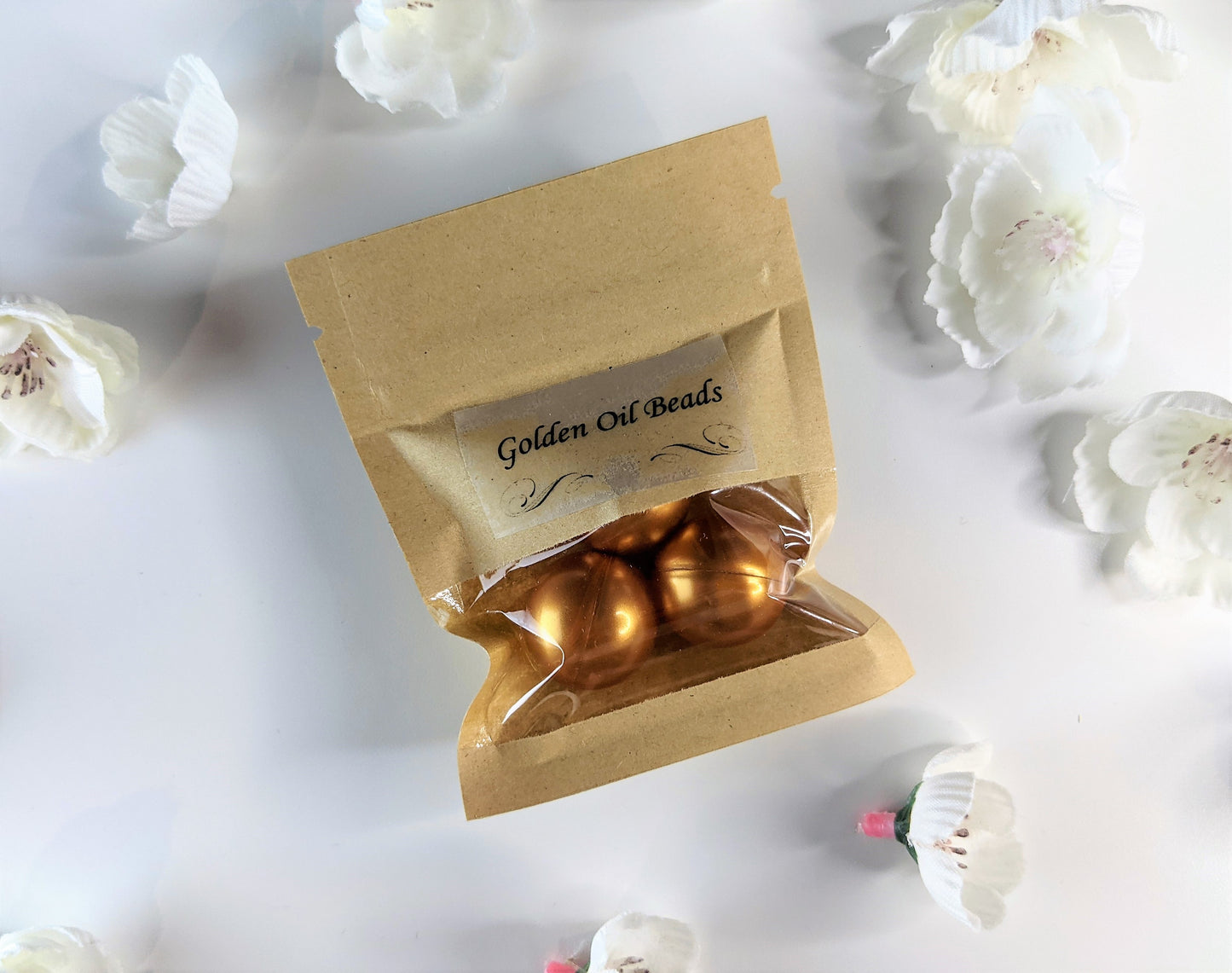 Golden Oil Beads