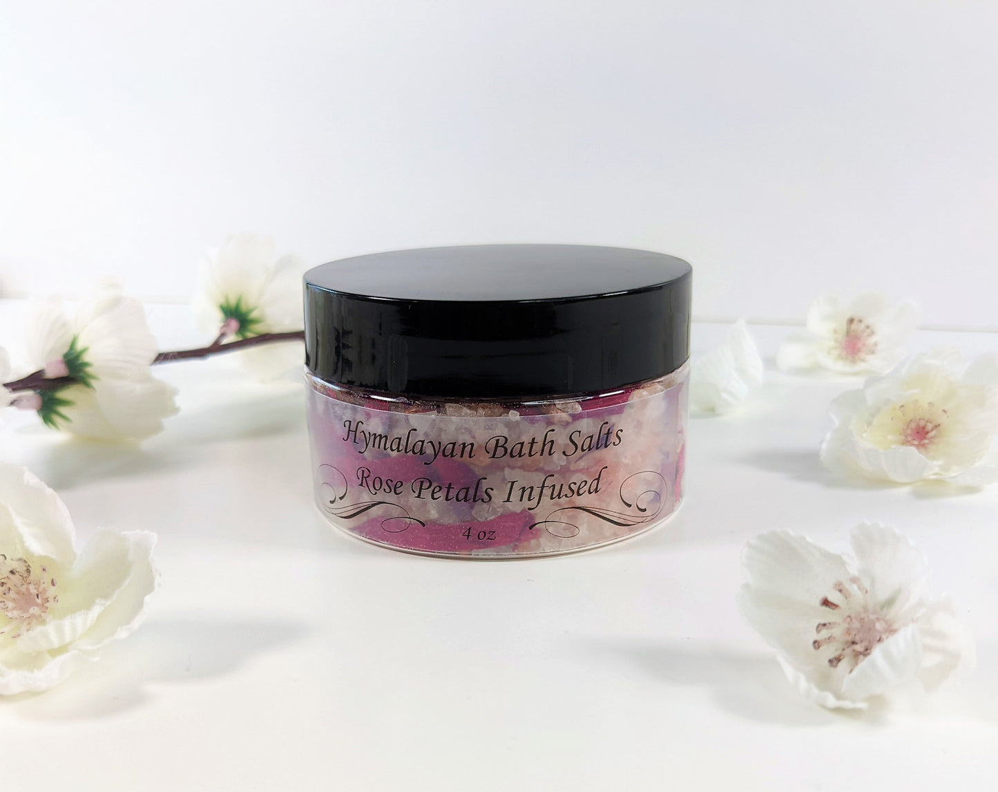 Roses Himalayan Pink Salt & Bamboo Scoop
