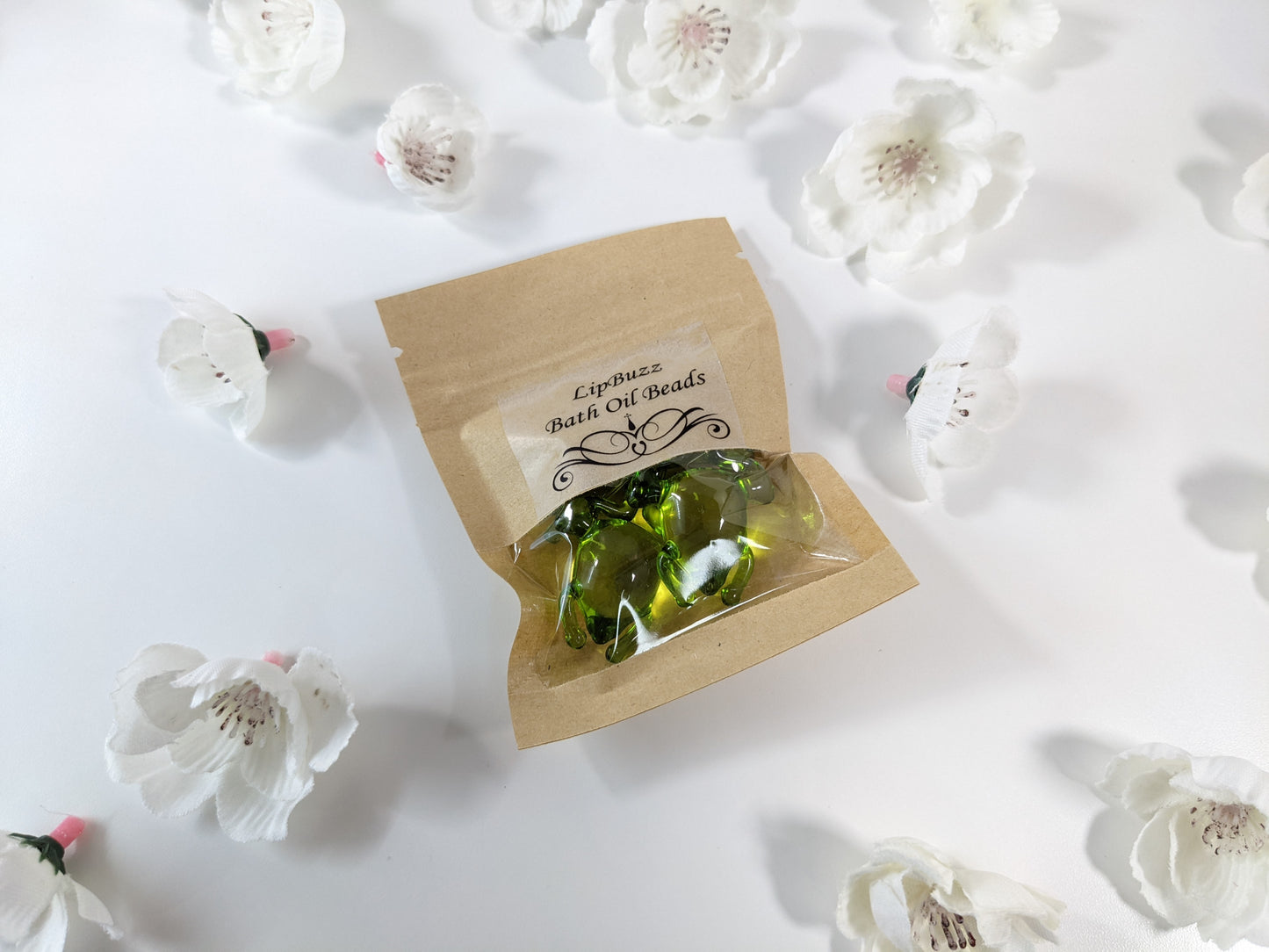 Green Apple Frog Oil Beads