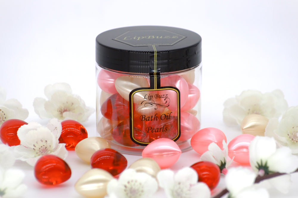 
                  
                    Heart Oil Beads Collection | Essential Bath Oil Pearls | Strawberry, Peach, Rose & Vanilla
                  
                