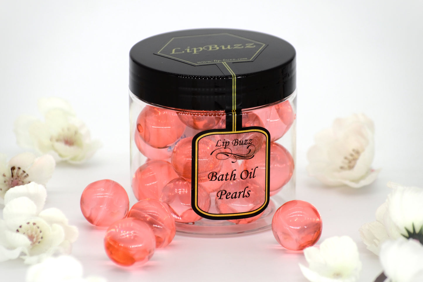 Peach Cherry Oil Beads