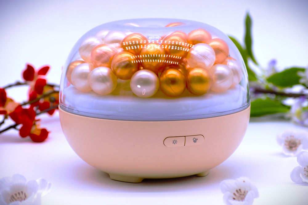 Vanilla Gold Humidifier | Essential Oil Pearl Bead