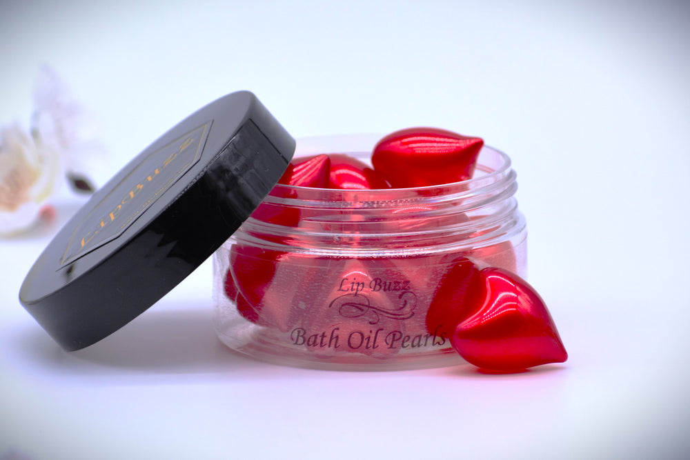 Heart Deep Cherry Oil Beads