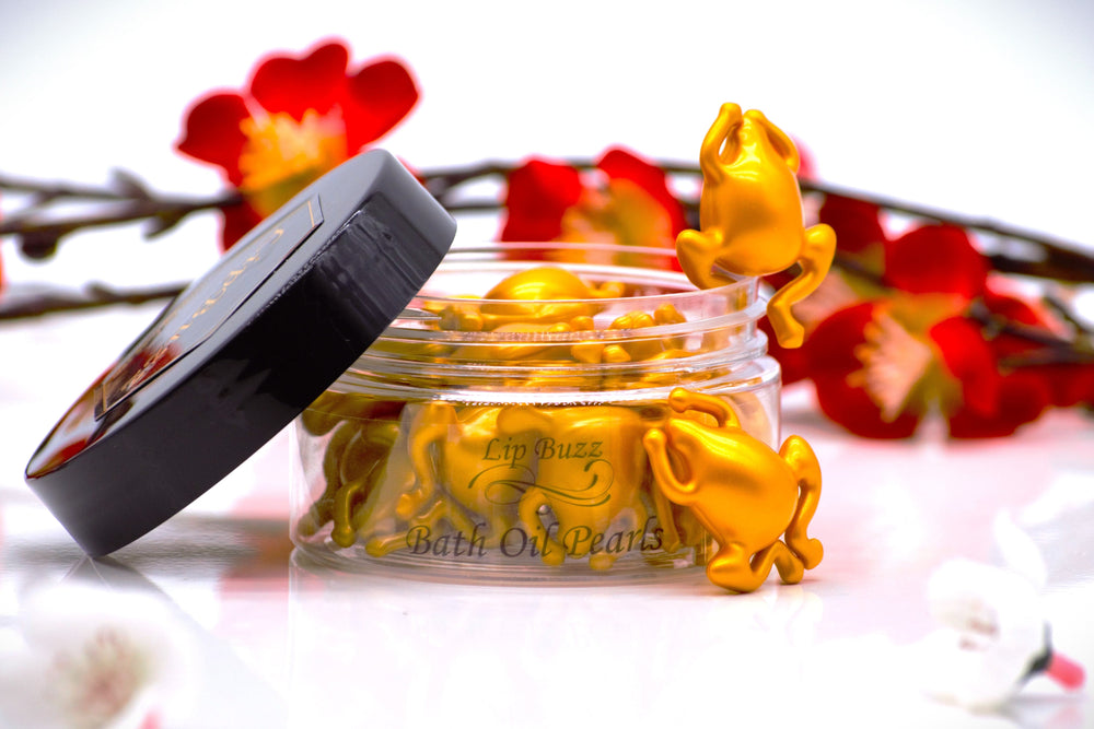 Golden Frog Oil Beads | Essential Bath Oil Pearls